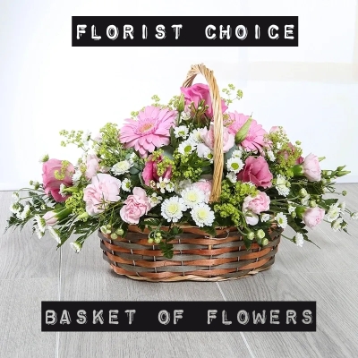 Florist Choice Basket Of Flowers