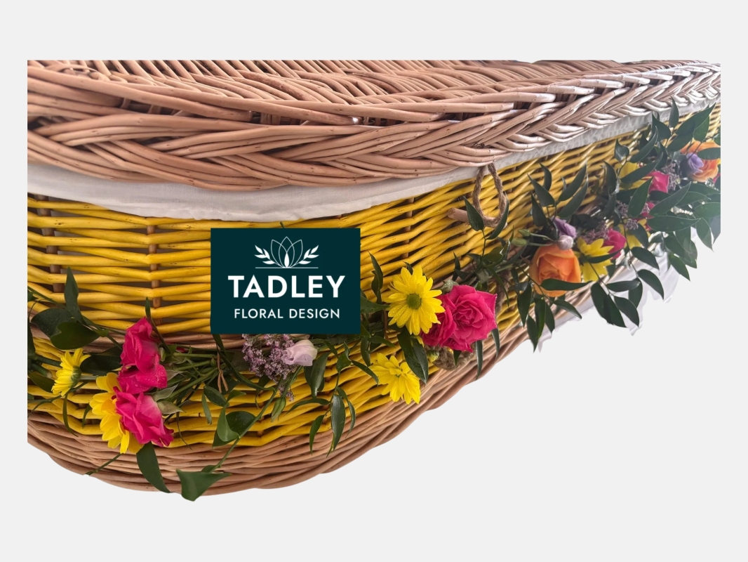 Country Coffin Spray 4' & Garland Bright Colours