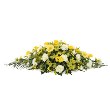 Traditional Mixed Flower Coffin Spray