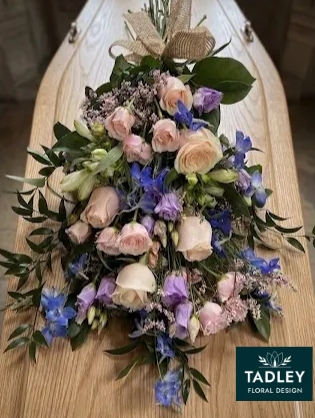 Country Hand Tied Sheaf Pastel Colours