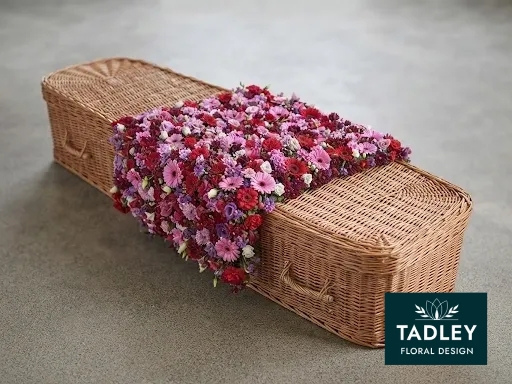 Coffin Flower Blanket Tribute