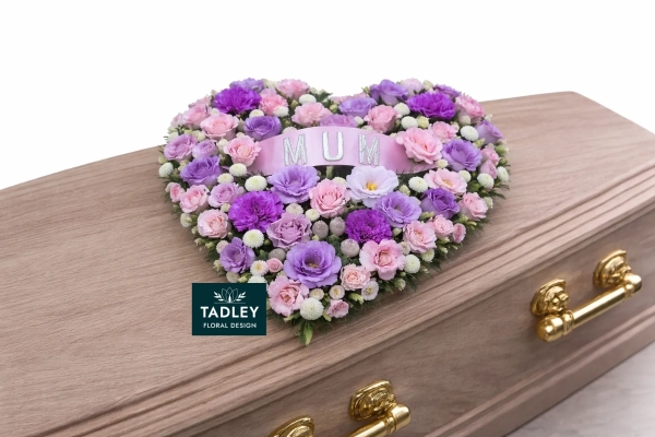 Heart Lilac, Pink & White