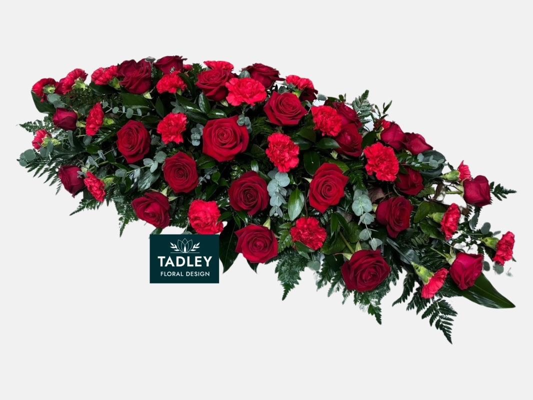 Red Rose & Carnation Spray