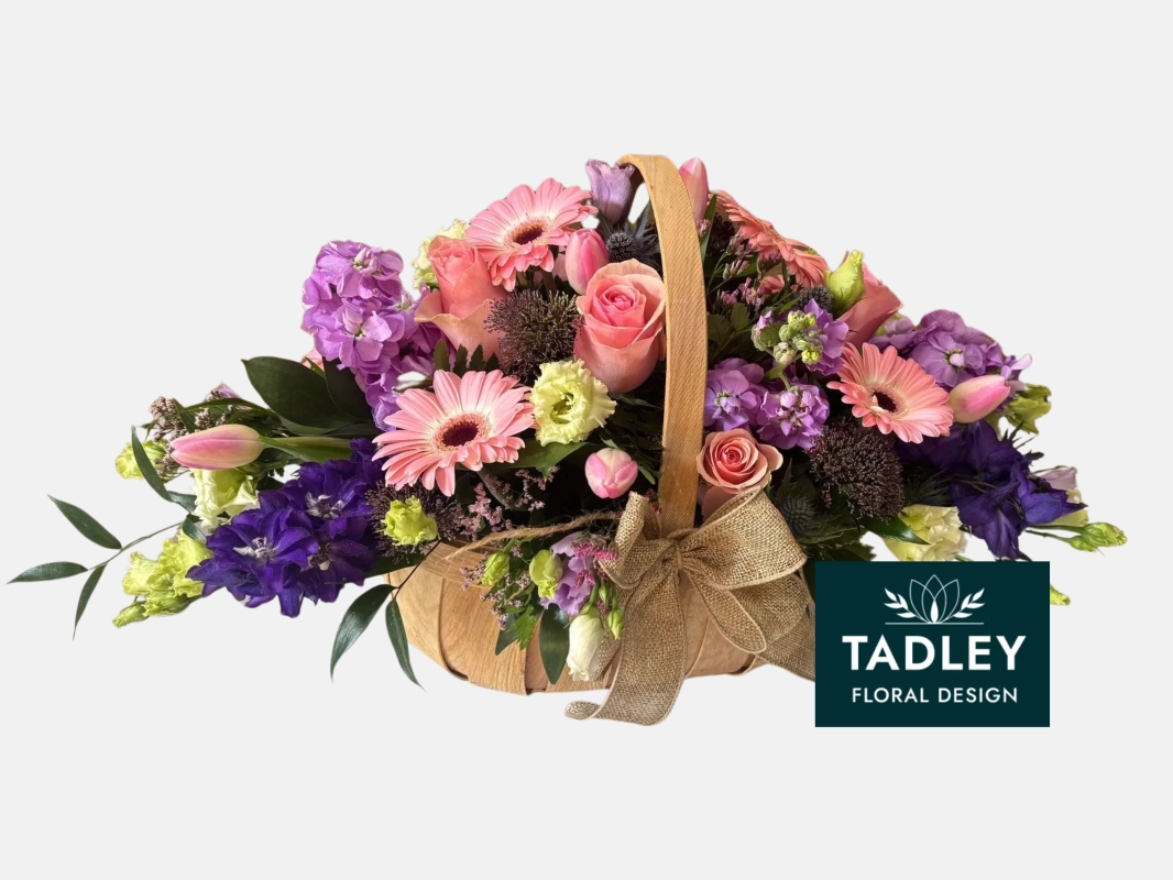 Rustic Basket Pastel Colours