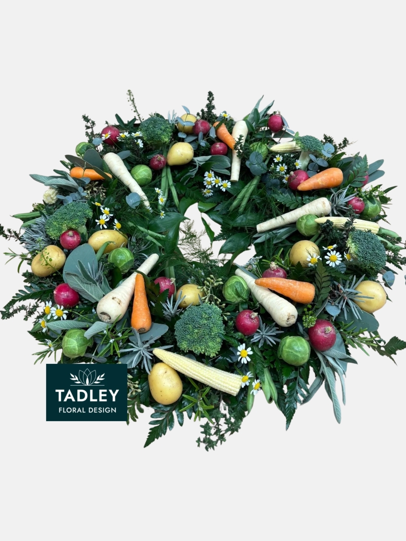 Vegetable Harvest Wreath