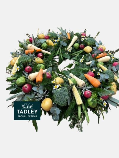 Vegetable Harvest Wreath