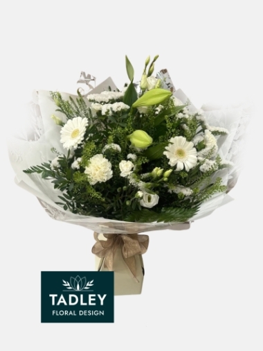 Classic White Hand Tied Bouquet