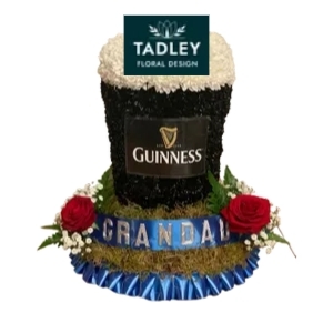 3D Pint Of Guinness Funeral Tribute