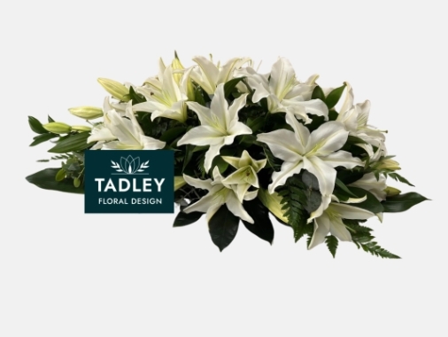 Single Ended Spray White Lily