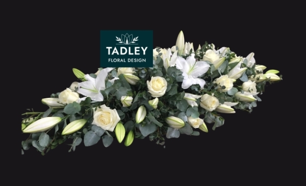 Luxury Rose and Lily Coffin Spray