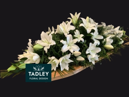 Lily Coffin Spray