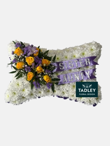 Classic Pillow Purple & Yellow
