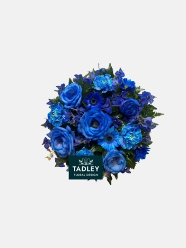 Blue Posy Of Flowers