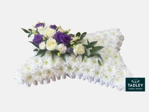 Classic Pillow Purple & White