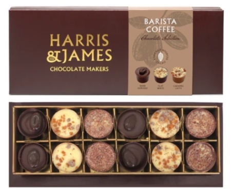 Harris & James Barista Chocolate Selection Box Of 12