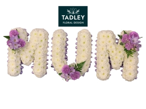 MUM Letters Lilac