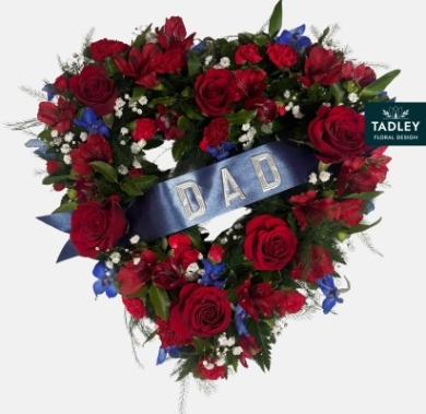 Open Heart Red, White & Blue