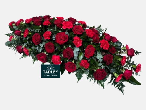 Red Rose & Carnation Spray