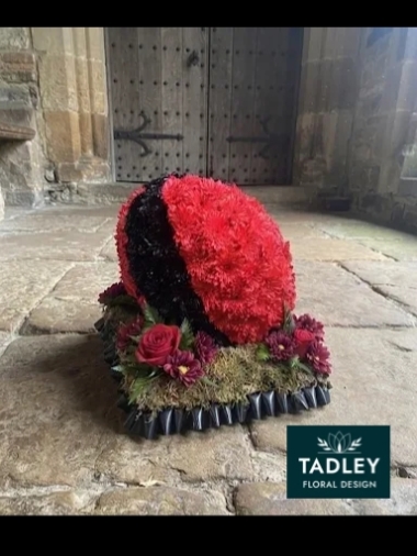 Rugby Ball Funeral Tribute