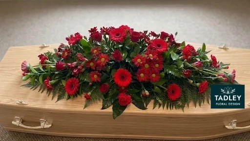 Traditional Red Coffin Spray