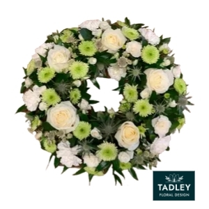 Traditional White Wreath