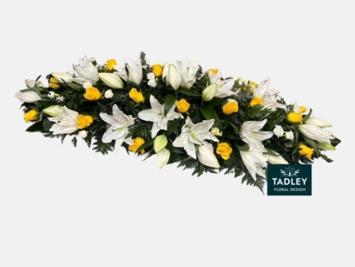 Yellow Rose & Lily Spray